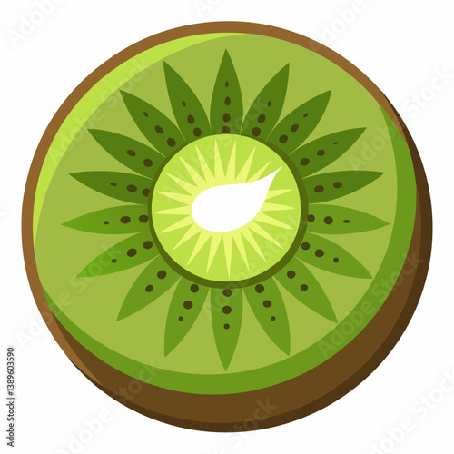 slice of kiwi