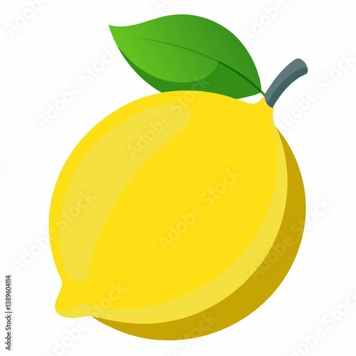 vector illustration of lemon