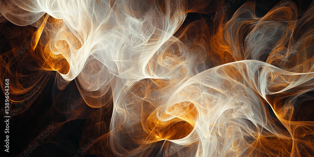 Fototapeta premium Modern abstract motion banner on dark background 