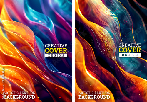 Artistic wave texture brochure template design, Luxury texture design, colorful background, colorful texture, Hand drawn texture design for fabric, invitation, print, cover, texture background