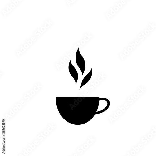 The modern herbal beverage is a cup of green tea with fresh leaves, which is an isolated drink made from herbs