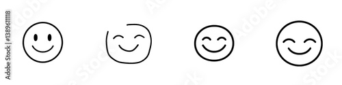 A hurried and suspicious emoticon is shown in isolation, displaying an angry smiley from the side, representing a modern comic irritated face emotion