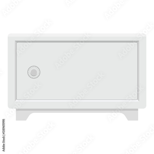 Metal safe with combination lock