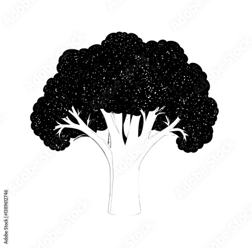 The lollo rossa salad vegetable is a cartoon representation of farm-fresh harvests from organic agriculture, showcasing ripe and wholesome veggie or vegetarian food products from modern farming