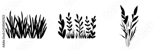 The cartoon underwater plant known as Gutweed seaweed is often associated with tropical sea environments, coral reefs, and ocean or aquarium algae