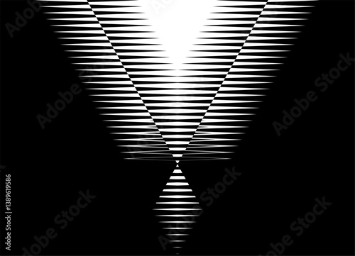 Abstract striped vector pattern with broken lines. Design element. Vector black and white background. for covers, posters, advertising.
