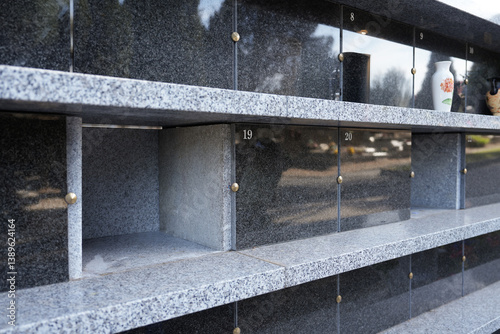 Εκτύπωση καμβά Columbarium for burial of urns with ashes
