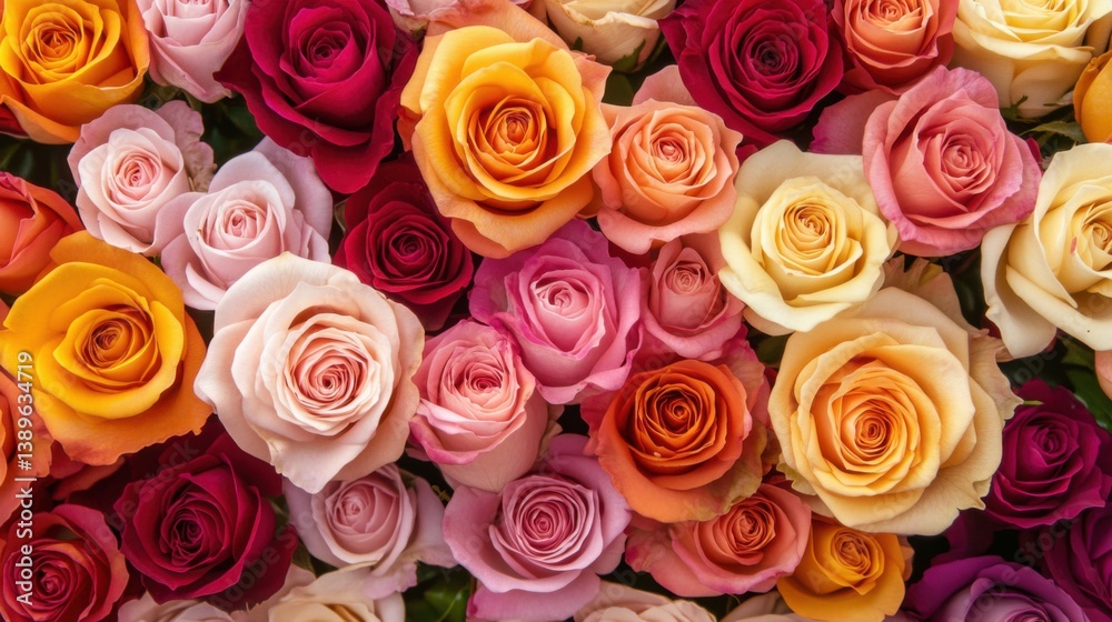 Beautiful roses blooming. Generative AI Beautiful roses blooming. Generative AI