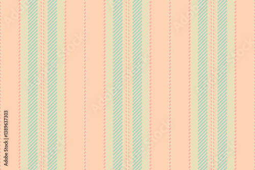 Lecorate texture lines stripe, youth textile pattern background. Srease vector vertical seamless fabric in light and teal colors.