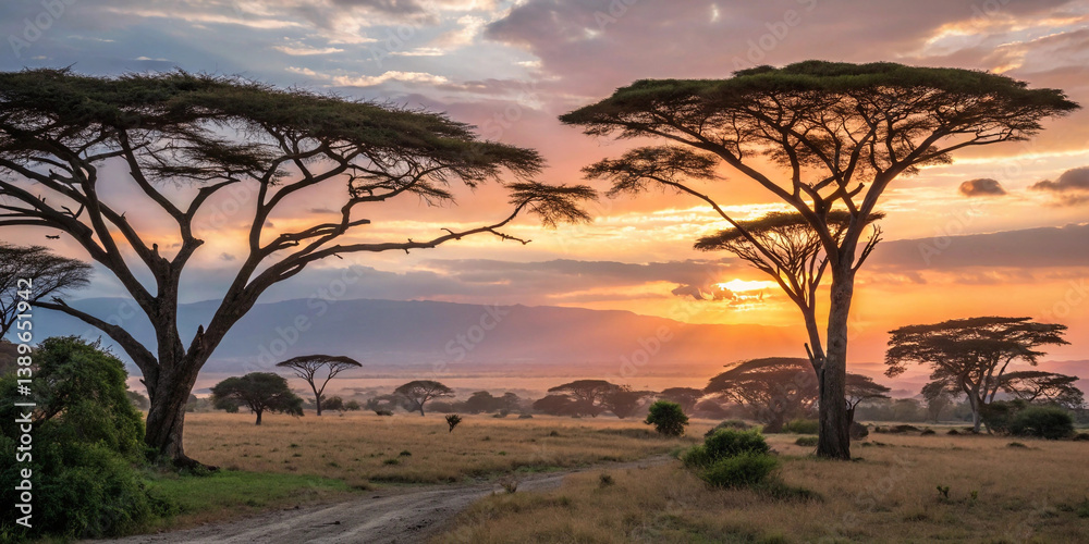 Obraz premium nature view with colorful trees