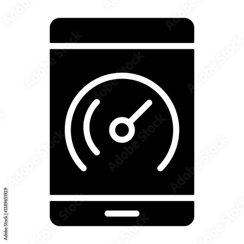 Bandwidth Solid Solid Icon