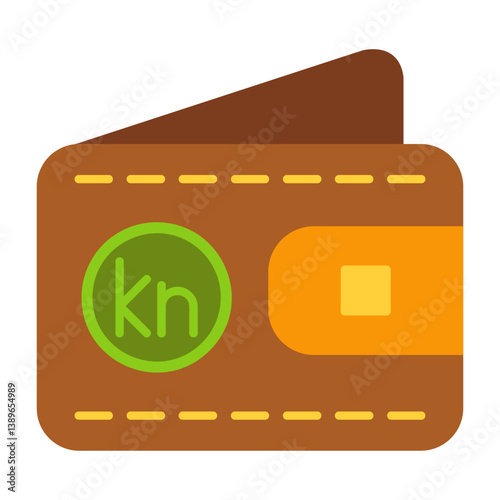 Croatian Kuna Note Icon