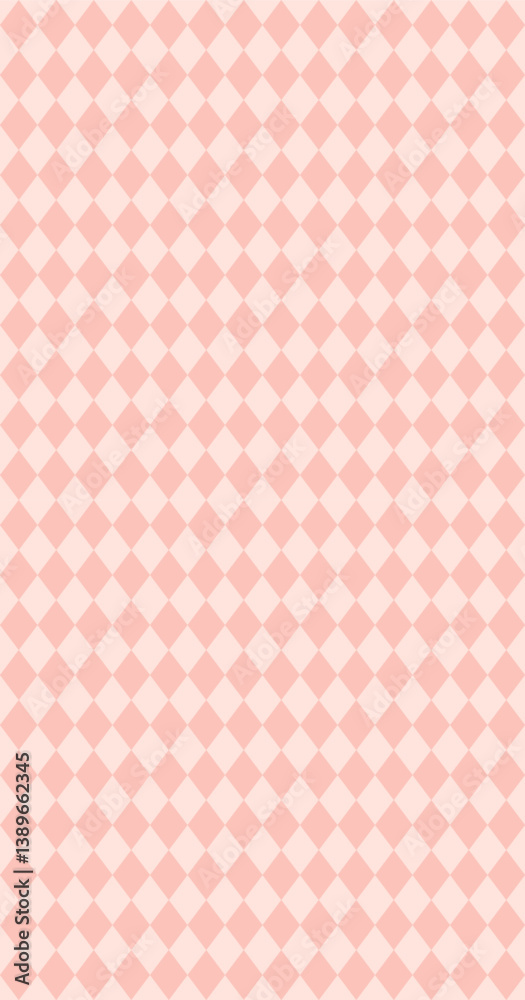 Vertical Seamless soft peach and cream argyle diamond pattern with checkered design for elegant textile backgrounds wallpapers pastel wrapping paper surface prints stylish vintage digital fabric Vertical Seamless soft peach and cream argyle diamond pattern with checkered design for elegant textile backgrounds wallpapers pastel wrapping paper surface prints stylish vintage digital fabric