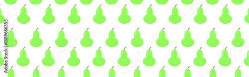 pear green pattern on transparent background,