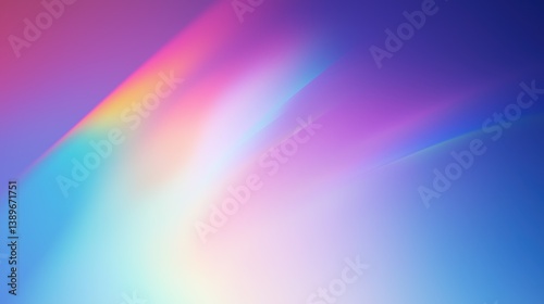 Soft pastel abstract background, iridescent colors in smooth modern gradient