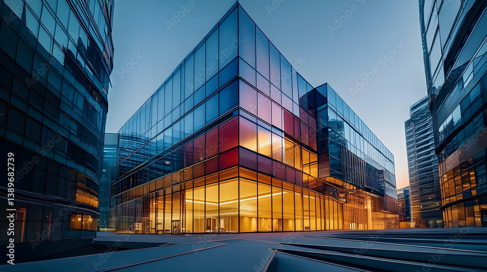 Fototapeta premium development new commercial building