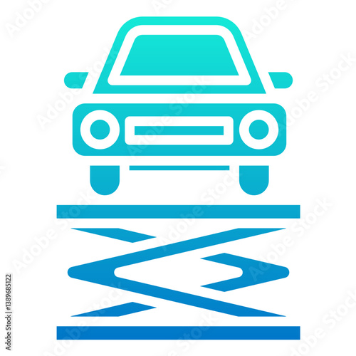 Hydraulic Car Icon