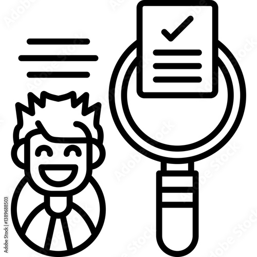 Hiring Icon Vector Element