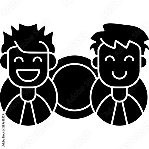Interviewer Icon Vector Element