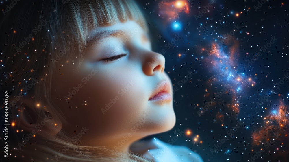 A Child's Cosmic Dreamscape: Exploring the Universe Within Imagination A Child's Cosmic Dreamscape: Exploring the Universe Within Imagination