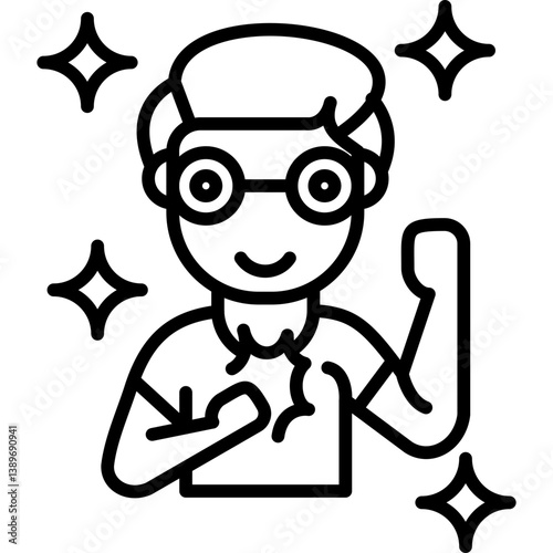 Inspiration Icon Vector Element