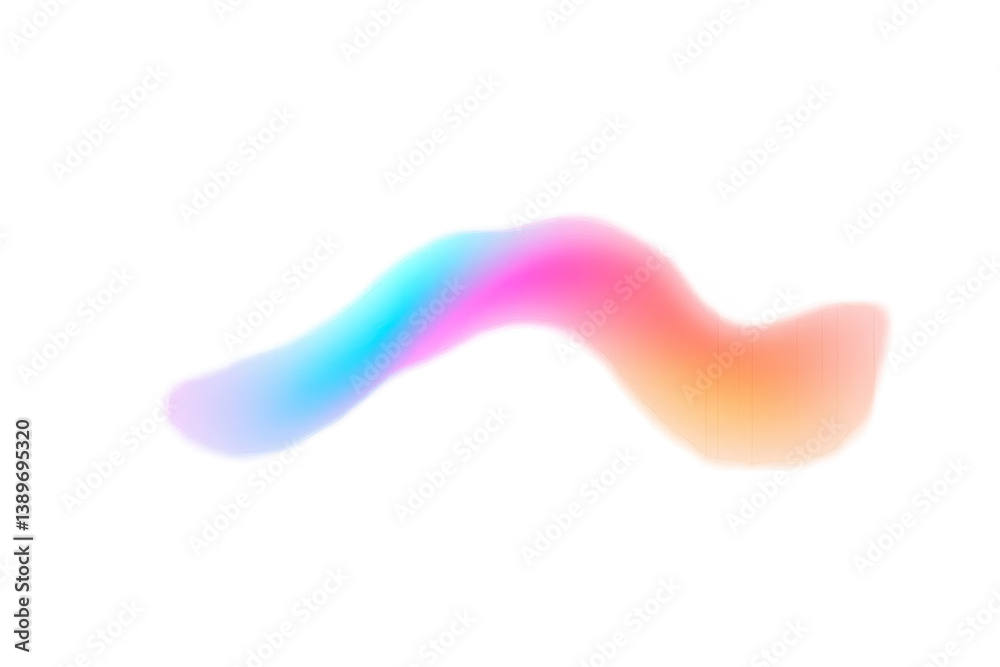 Abstract Illustration Of A Colorful Gradient Curve With Rainbow Colors Abstract Illustration Of A Colorful Gradient Curve With Rainbow Colors