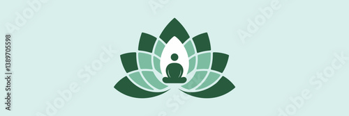 Vector icons of seated and standing meditation poses – Ideal for instructional yoga guides, mindfulness products, or digital calm resources