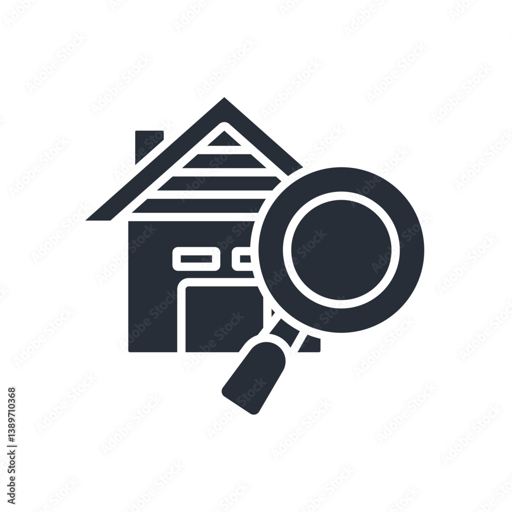 search house icon collection .design style with background search house icon collection .design style with background