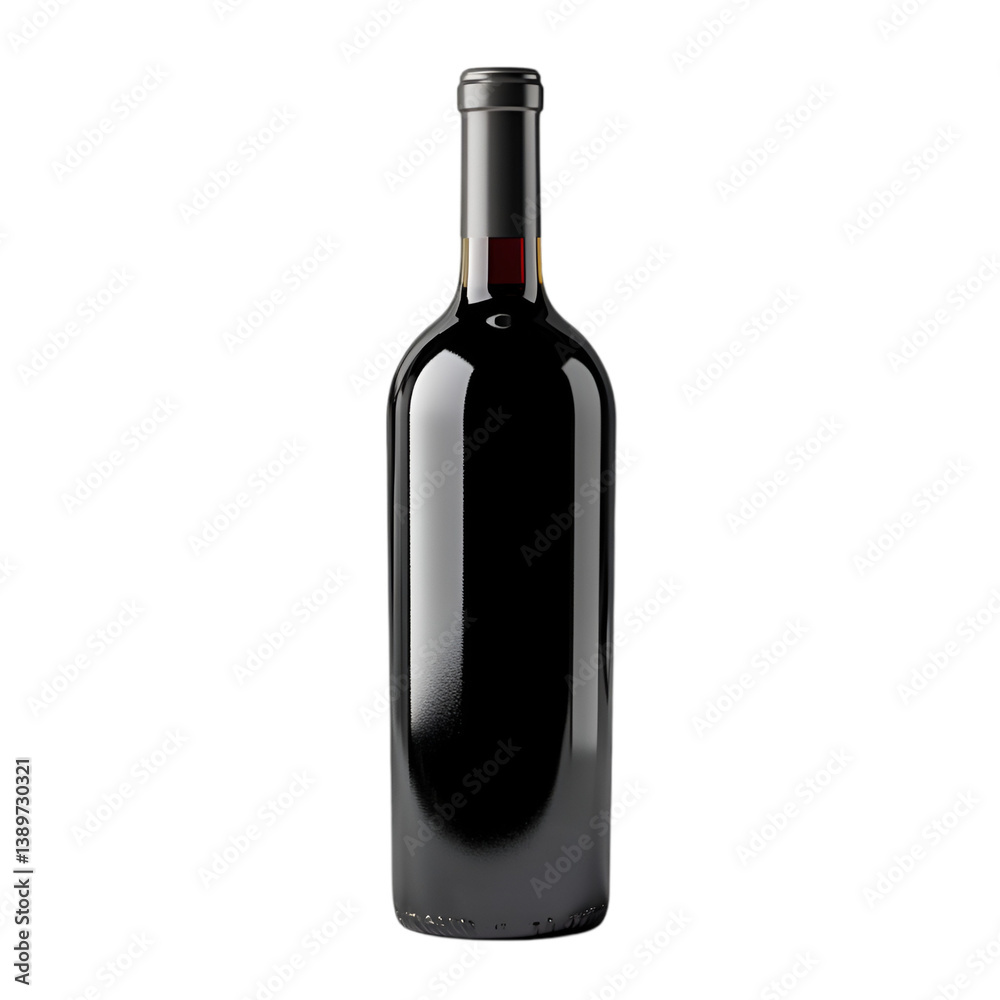 Red Wine Bottle on Black Background Elegant Beverage Alcohol Drink Red Wine Bottle on Black Background Elegant Beverage Alcohol Drink