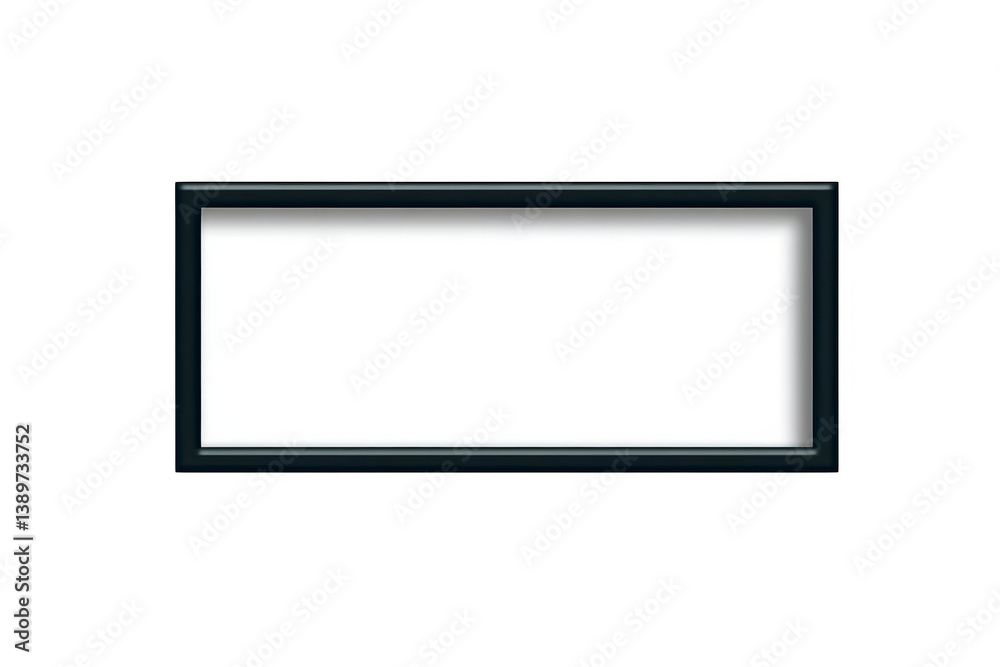 Isolated Black Frame Illustration With White Space Isolated Background Isolated Black Frame Illustration With White Space Isolated Background