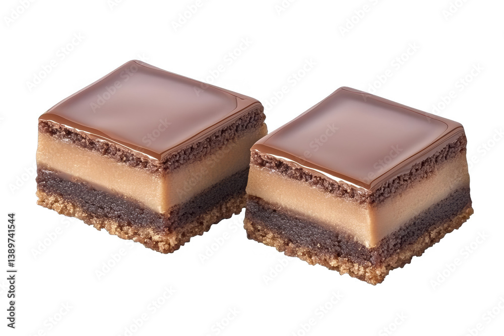 Isolated Delicious Chocolate Dessert Image on Transparent Background Isolated Delicious Chocolate Dessert Image on Transparent Background