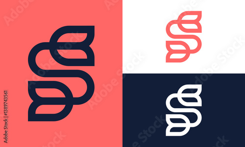 Double tulip letter S.