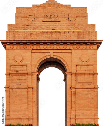 India Gate PNG | Iconic Indian Landmark on Transparent Background
