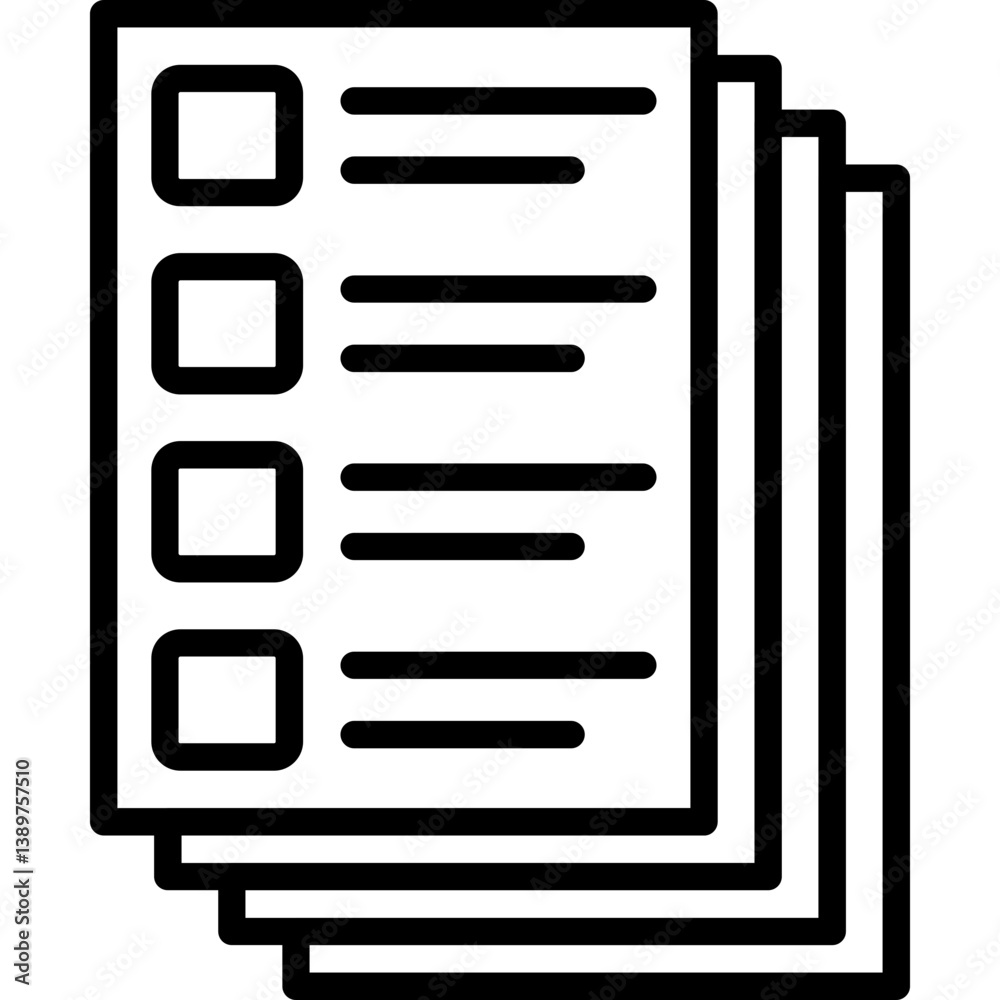 New line icon design New line icon design