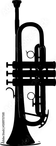 A black and white silhouette of a scythe
