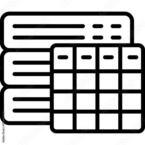 Database.Icon Vector Element