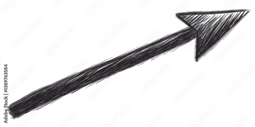 Up Arrow Sketch Illustration On Transparent Background Isolated Pointer Symbol Up Arrow Sketch Illustration On Transparent Background Isolated Pointer Symbol