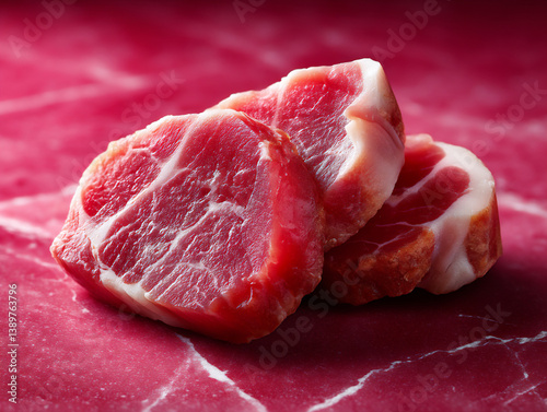 jamã³n ibã©rico: marbled spanish delicacy photo