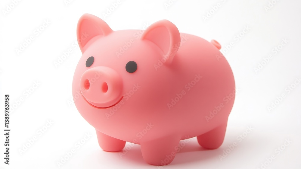 Charming Pink Piggy Bank for Savings and Budgeting Charming Pink Piggy Bank for Savings and Budgeting