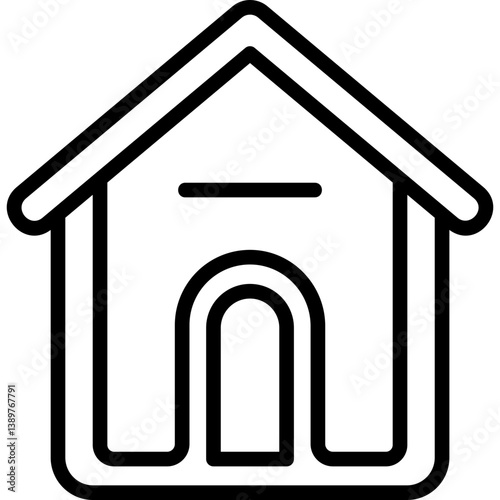 Home Page Line Icon