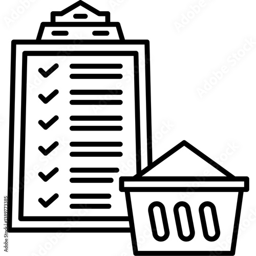 Shopping List Icon
