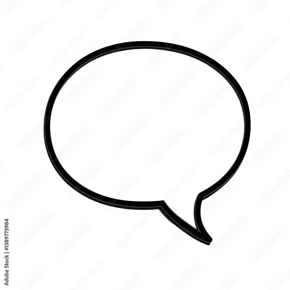 Speech bubble communication icon message chat dialogue conversation talk isolated on white background Speech bubble communication icon message chat dialogue conversation talk isolated on white background