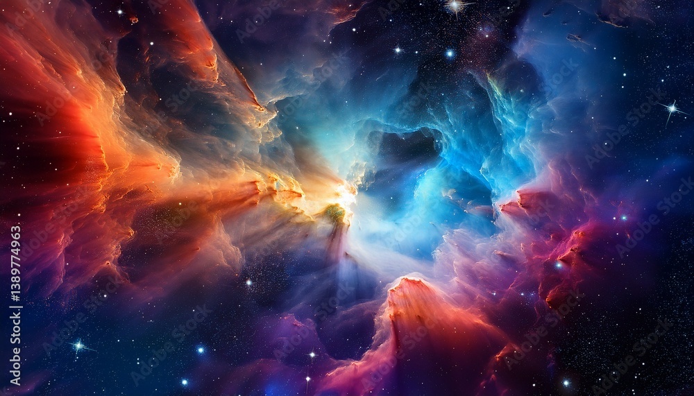 Fototapeta premium abstract space background