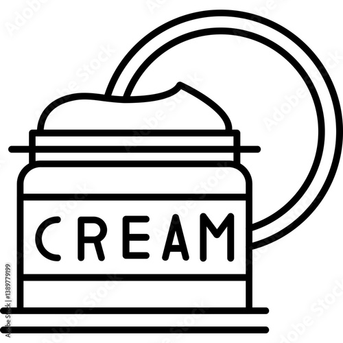 Cream Jar Icon