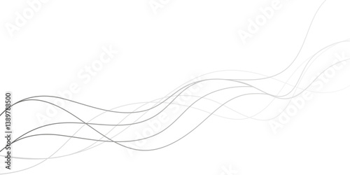 Drawn lines. Abstract drawing. Linear curls.Vector illustration.