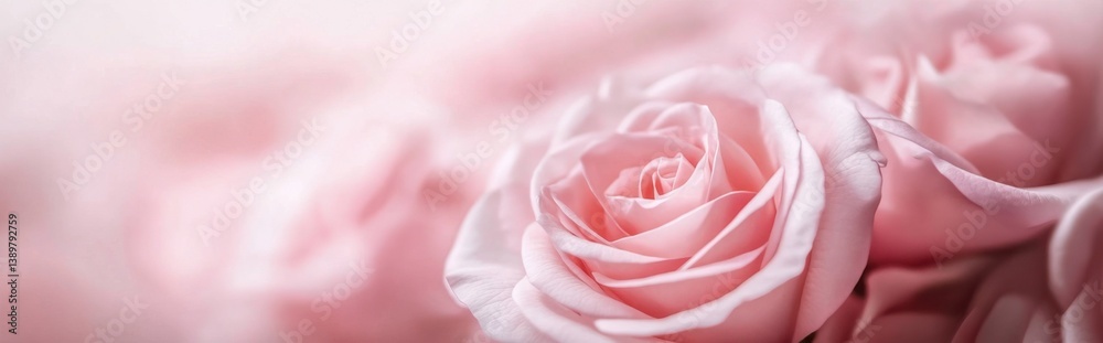 Soft pink roses bloom beautifully in a garden setting, capturing the essence of spring and elegance in nature Soft pink roses bloom beautifully in a garden setting, capturing the essence of spring and elegance in nature