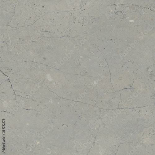 Seamless Gray Concrete Texture with Fine Cracks and Dots