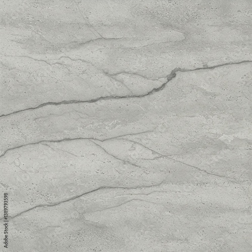 Light Gray Concrete Texture with Prominent Cracks