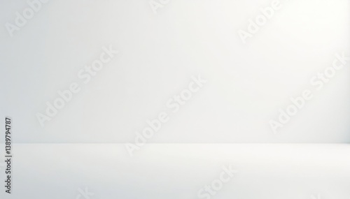 Wallpaper Mural Empty pristine white surface, ideal for product presentation, empty, blank, display Torontodigital.ca