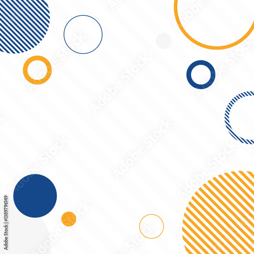 Colorful Geometric Circle Background Design